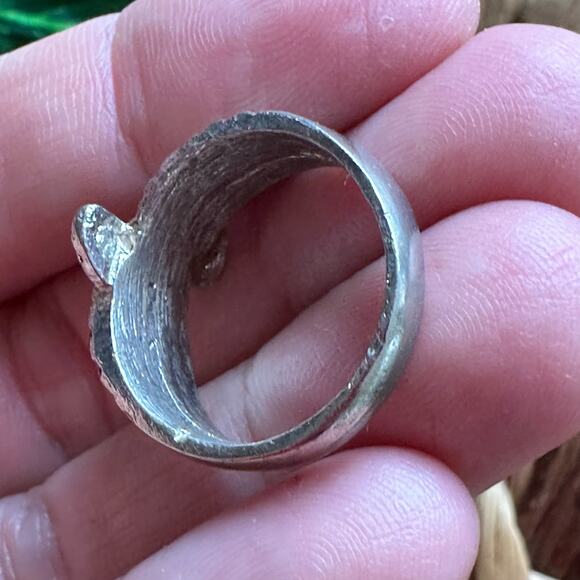 BOGO FREE vintage Silver intertwine snake ring - Picture 3 of 8